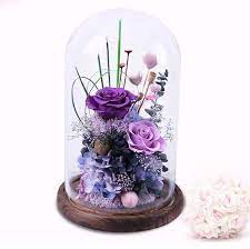 Härliga glass dome with base, clear glass, height: This Beautiful Hand Made Preserved Flower Glass Dome Is Perfect Gift For The Special Someon Flower Shop Decor How To Preserve Flowers Dried Flower Arrangements