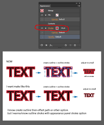Check spelling or type a new query. How To Outline Stroke Included Appearance Panel Graphic Design Stack Exchange