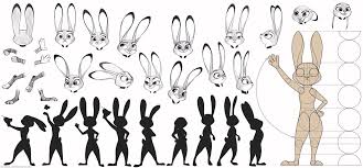 Some Judy Sketches By Dirdash Deviantart Com On Deviantart Head Dirdash Bunny Digital Disney Fanart Furry H Zootopia Concept Art Zootopia Art Sketches