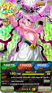 Unit 5 That I Look Forward To Seeing Get An Eza Next Year Is Int Kid Buu It S No Secret That Kid Buu In My Personal Opinion Is One Of The Most