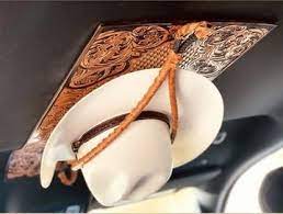 1 Custom Made Cowboy Hat Racks Jm Ranch Snap Racks Cowboy Hat Rack Truck Accessories Diy Custom Leather Work