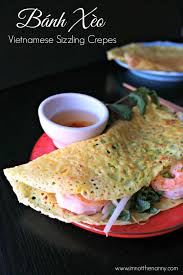 Banh Xeo Vietnamese Sizzling Crepes Recipe I M Not The Nanny Recipe Banh Xeo Recipes Crepe Recipes