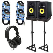 The krk rokit range of studio monitors is a favorite for many artists. Krk Rokit 5 G3 Rp5g3 5 Powered Studio Monitor Speakers Package Prosoundgear
