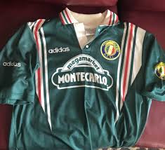 Soccer stadium in la florida, chile · barra los tanos. Audax Italiano Home Football Shirt 1997 Sponsored By Megamarket Montecarlo