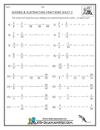 Sign up for your free trial today! Adding Subtracting Fractions Worksheets Website To Get Worksheets From Fractions Worksheets Subtracting Fractions Adding And Subtracting Fractions
