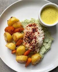 Ebtissam Food Blog On Instagram Salem Coucou Tout Le Monde En Esperant Que Vous Allez Bien Je Vous Partage Mon Assie En 2020 Cuisine Dos De Cabillaud Poisson