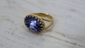 Handmade Gold Big Stone Ring Unique Beautiful Womens Jewelry Etsy Unique Jewellery Gold Big Stone Ring Jewelry