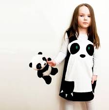 Panda Girls Dressbaby Dress Etsy Girls Play Dresses Kids Outfits Kids Fashion