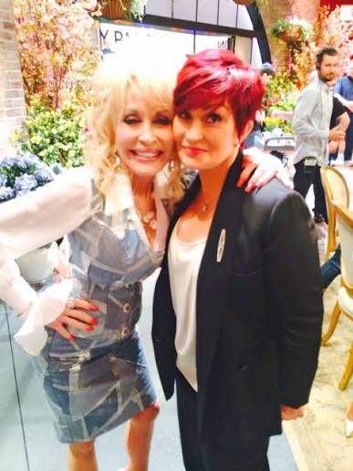 Sharon - With my idol Dolly Parton. She is everything I expected she would  be and more!!
