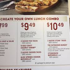 The fish on the outback steakhouse menu with the highest amount of calories are aussie fish tacos (871 calories), fresh tilapia with pure lump crab. Bar Area Inside Picture Of Outback Steakhouse Bristol Tripadvisor