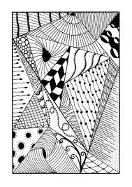 We have collected 40+ triangle coloring page images of various designs for you to color. Trippy Zentangle Triangles Adult Coloring Page Favecrafts Com