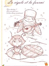 Nb la cigale is a cicada in english. Coloriage Les Fables De La Fontaine Sur Hugolescargot Com
