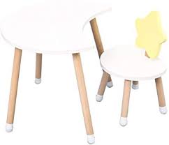 Children S Furniture Study Table And Chair Set Children S Room Study Game Activity Table And Chair In 2020 Study Table And Chair Solid Wood Table Table And Chair Sets