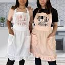 Personalized Aprons for Women, Bakery Apron, Custom Name Women ...