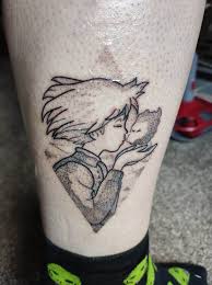 View entire discussion (0 comments) more posts from the howlsmovingcastle community. Got This Amazing Dotwork Sophie Calcifer Tattoo Yesterday I Love It So Much Ghibli