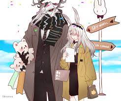 Patriot is a sarkaz, of the wendigo species. I Draw Frostnova Patriot Based On The Sticker D Arknights