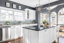 Another fabulous kitchen element you can match with the cream cabinets is a brick backsplash. How To Match Your Countertops Cabinets And Floors