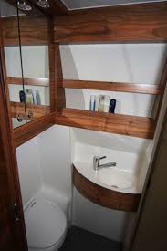 The smallest class b rvs with shower and toilet. 60 Best Of Travel Trailer Toilet Replacement Rv Camper With Images Camper Bathroom Van Interior Van Camping