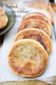 Hotteok Sweet Korean Pancakes Recipe Korean Pancake Hotteok Recipe Food