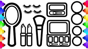 For example, apps like color therapy coloring number are accessible on your ipad or iphone, no matter where you are. Glitter Makeup Set Coloring And Drawing Makeup Coloring Page Youtube