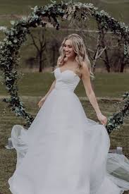 Brautkleid Herzausschnitt Satin Brautladen Braut Brautkleid
