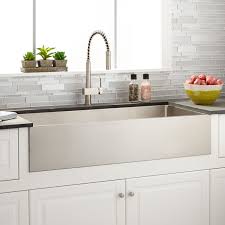 stainless steel farmhouse sink