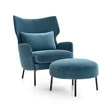 alex navy blue velvet accent chair reviews crate and barrel blue velvet accent chair velvet accent chair blue accent chairs