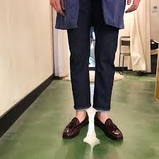 onomichi denim projectはinstagramを利用しています pj001を少し短めのレングスをお選びいただいたお客様 くるぶしや足の甲が見えることでスッキリした印象になりますね 今からの時期は暑苦しくなりすぎず穿きこなしたい onomichiden pantsuit pants suits