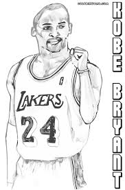 Kobe Bryant Coloring Pages Google Search In 2020 Kobe Bryant Coloring Pages Male Sketch