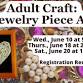 Adult Craft: Jewelry Piece Art