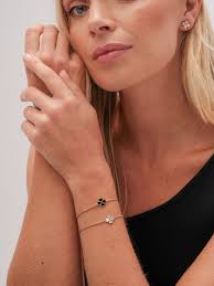 Abbottlyon Enamel Clover Necklace Jon Richard Clover Mother Of Pearl  Bracelet Jewellery Gold Plated