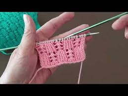 Ajurlu Bir Ters 1 Duz Orgu Modeli Knitting Pattern Cardigans Sweater Youtube Orgu Desenler Orgu Modelleri