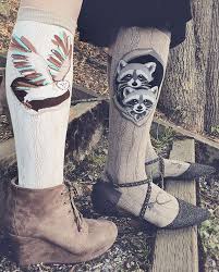 Barn Owl Knee Socks Owl Socks Sock Animals Knee Socks
