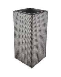Check spelling or type a new query. Grey Cubic Rattan Effect Planter Aldi Uk