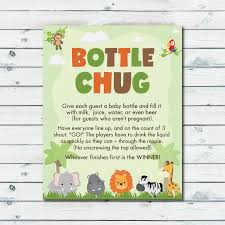 Bottle Chug Game Printable Drink Up Baby Shower Game Etsy In 2020 Coed Baby Shower Baby Shower Bottle Baby Shower Drinks