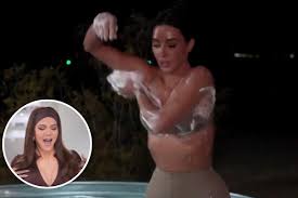 Its The Setup Of A Porn”: Khloé Kardashian Uncomfortably Watches Kim  Kardashian Bathe Herself In A Tin Tub While Camping