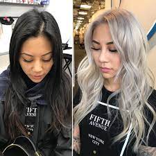 The 5 Things Clients Should Know Before Going Silver Or Platinum Silver Blonde Hair Grey Hair Dye Silver Hair Color