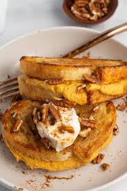 Pumpkin Stuffed French Toast
