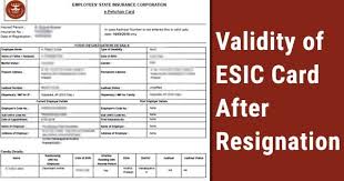 Once it's received, you will need to activate it and set up a pin in order for it to receive funds from the government. Validity Of Esic Card After Resignation
