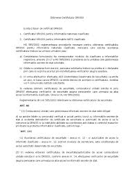 Obtinerea Unui Certificat Orniss