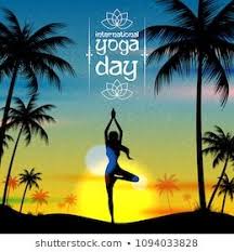 Illustration Of Woman Doing Asana For International Yoga Day On 21st June Happy International Yoga Day International Yoga Day World Yoga Day