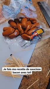 Recette de saucisse bacon 🤤
