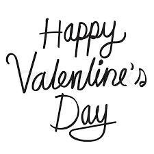 Blue white modern liquid … Happy Valentines Day Hand Lettering Stock Vector Colourbox
