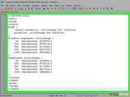 Script memasukan gambar di sublime tekxt. 4 Ways To Set Background Color In Html Wikihow