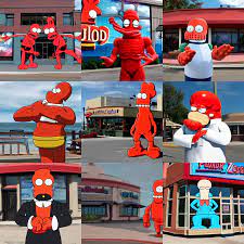 photo of Dr. Zoidberg Futurama posing in front of a | Stable Diffusion |  OpenArt