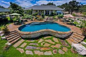 45 Above Ground Pool Ideas You Should See Above Ground Pool Landscaping Pool Patio Above Ground Pool Steps