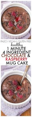 Turn heads at your next dinner party with this showstopping charlotte. Healthy 4 Ingredient 1 Minute Chocolate Raspberry Cake The Big Man S World