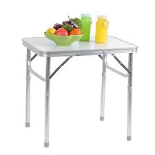Aluminum Roll Up Table Foldable Camping Outdoor Indoor Picnic W Bag Heavy Duty Camping Table Folding Picnic Table Adjustable Table