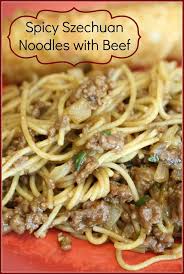Spicy Szechuan Noodles Beef Detours In Life Szechuan Noodles Recipes Pasta Dishes
