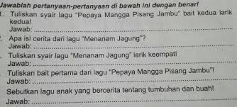 Cangkul, cangkul, cangkul yang dalam. Tolong Dijawab Yaa Kak Brainly Co Id